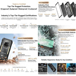 Blackview XPLORE 2 Projector, Night Vision, 16GB+1TB, 6.73 inch Android 15 Dimensity 8300 MT6897 Octa Core, Network: 5G, OTG, NFC, XPLORE 2 Projector, 16GB+1TB