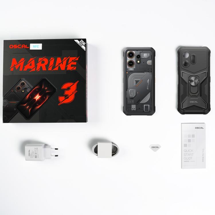 Blackview Oscal Marine 3, 8GB+128GB, 6.56 inch Android 15 Unisoc UMS9230E T615 Octa Core, Network: 4G, OTG, NFC, 8GB+128GB