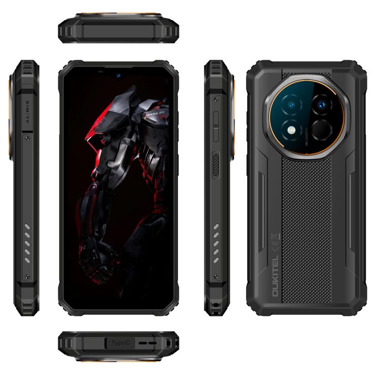 Oukitel G6 Rugged Phone, 4GB+64GB, Fingerprint Identification, 10600mAh Battery, 6.52 inch Android 16.0 Unisoc T615 Octa Core, OTG, Network: 4G, 4GB+64GB