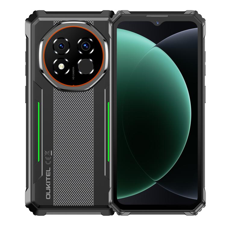 Oukitel G6 Rugged Phone, 4GB+64GB, Fingerprint Identification, 10600mAh Battery, 6.52 inch Android 16.0 Unisoc T615 Octa Core, OTG, Network: 4G, 4GB+64GB