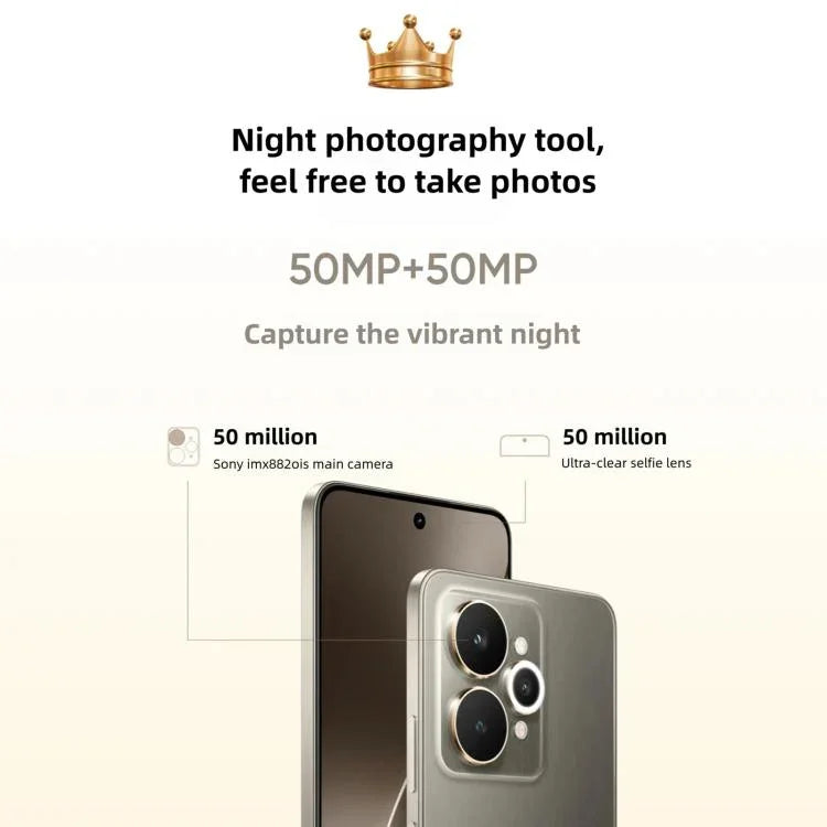 Realme 15, 8GB+256GB, 6.77 inch Realme UI 6.0 Android 15 MediaTek Dimensity 7300+ Octa Core, NFC, Network: 5G, 8GB+256GB