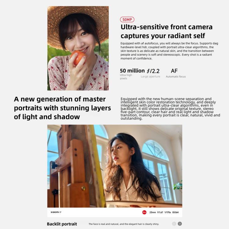 Xiaomi 17, 16GB+512GB, 3D Ultrasonic Fingerprint, 6.3 inch Xiaomi HyperOS 3 Snapdragon 8 Elite Gen 5 Octa Core, NFC, Network: 5G, 16GB+512GB