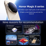 Honor Magic8, 12GB+512GB, Screen Fingerprint, 6.58 inch MagicOS 10.0 / Android 16 Snapdragon 8 Elite Gen 5th Octa Core, Network: 5G, NFC, OTG, 12GB+512GB