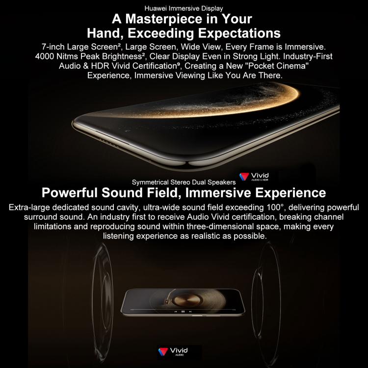 HUAWEI Mate 70 Air, 12GB+256GB, Side Fingerprint Identification, 7 inch HarmonyOS 5.1 Kirin 9020B, NFC, OTG, Not Support Google Play, 12GB+256GB