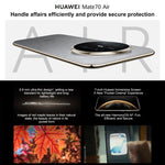 HUAWEI Mate 70 Air, 16GB+512GB, Side Fingerprint Identification, 7 inch HarmonyOS 5.1 Kirin 9020B, NFC, OTG, Not Support Google Play, 16GB+512GB