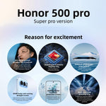 Honor 500 Pro, 16GB+1TB, Screen Fingerprint, 6.55 inch MagicOS 10.0 / Android 16 Snapdragon 8 Elite Gen 4 Octa Core, Network: 5G, NFC, OTG, Honor 500 Pro, 16GB+1TB
