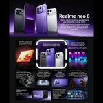 Realme Neo8, 12GB+256GB, Ultrasonic Screen Fingerprint, 6.78 inch Realme UI 7.0 Snapdragon 8 Gen 5 Octa Core, OTG, NFC, Network: 5G, 12GB+256GB