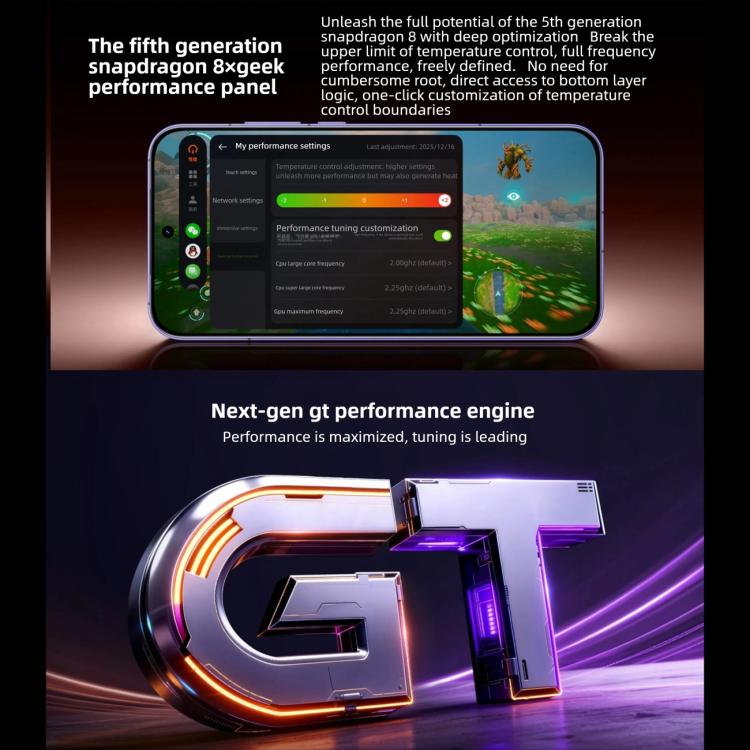 Realme Neo8, 12GB+256GB, Ultrasonic Screen Fingerprint, 6.78 inch Realme UI 7.0 Snapdragon 8 Gen 5 Octa Core, OTG, NFC, Network: 5G, 12GB+256GB