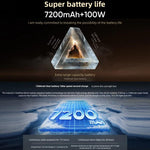 Realme GT7, 12GB+256GB, 6.8 inch Android 15 / Realme UI 6.0 MediaTek Dimensity 9400+ Octa Core, NFC, Network: 5G, Support Google Play, 12GB+512GB