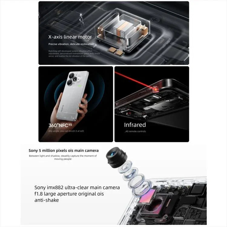 Realme Neo7 Turbo, 12GB+256GB, 6.8 inch Android 15 / Realme UI 6.0 MediaTek Dimensity 9400e Octa Core, NFC, Network: 5G, Support Google Play, 16GB+256GB