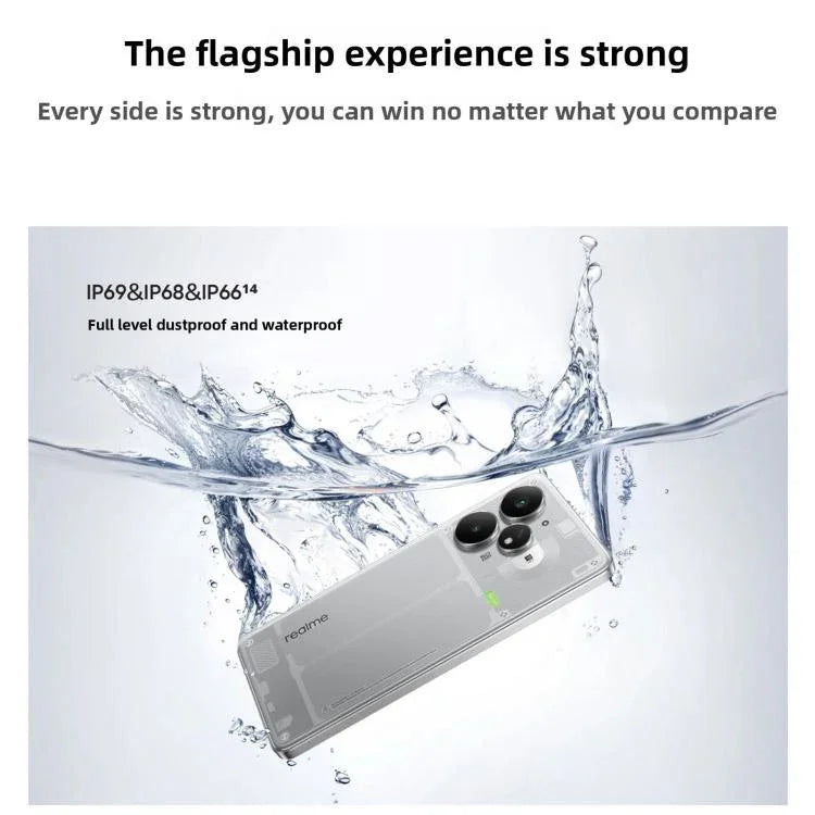 Realme Neo7 Turbo, 16GB+512GB, 6.8 inch Android 15 / Realme UI 6.0 MediaTek Dimensity 9400e Octa Core, NFC, Network: 5G, Support Google Play, 16GB+512GB