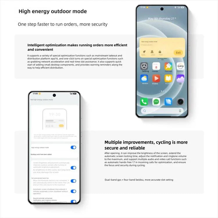 Realme Neo7 Turbo, 16GB+512GB, 6.8 inch Android 15 / Realme UI 6.0 MediaTek Dimensity 9400e Octa Core, NFC, Network: 5G, Support Google Play, 16GB+512GB