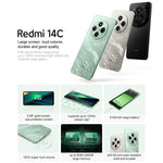 Xiaomi Redmi 14C, 4GB+64GB, 6.67 inch Xiaomi HyperOS MediaTek Helio G81-Ultra Octa Core, Network: 4G, 4GB+64GB