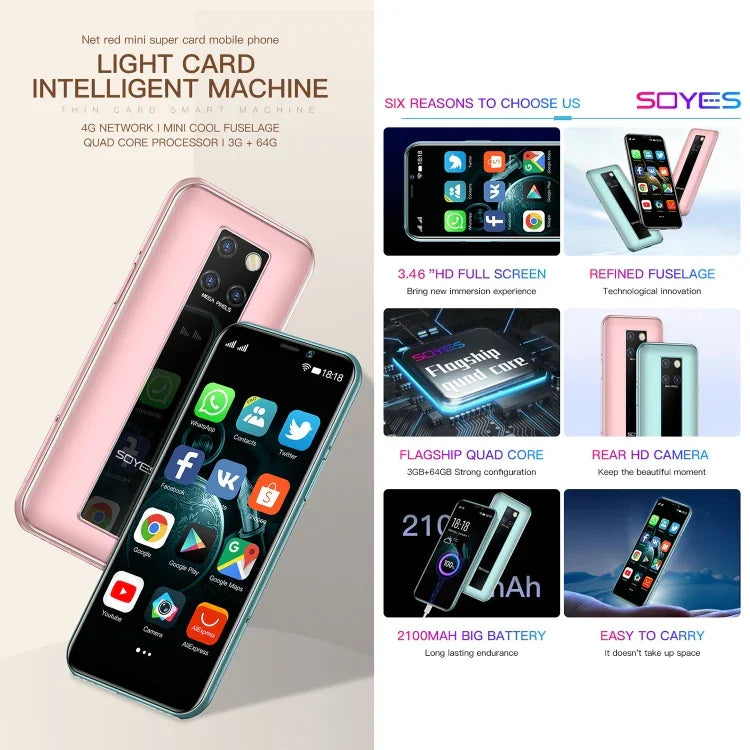 Face Identification, 3.46 inch Android 9.0 MTK6739CW Quad Core up to 1.28GHz, Dual SIM, Bluetooth, WiFi, GPS, Network: 4G, 3GB+64GB