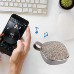 X25 Portable Fabric Design Bluetooth Stereo Speaker with Built-in MIC, Support Hands-free Calls & TF Card & AUX IN, Bluetooth Distance: 10m