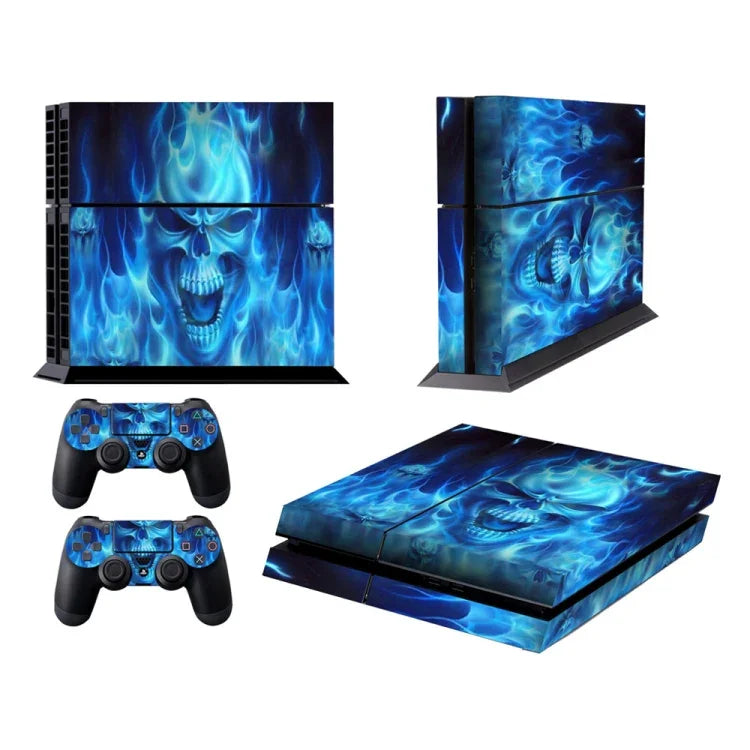 Dokuro Pattern Fashion Color Protective Film Sticker for Sony PS4, Dokuro Pattern