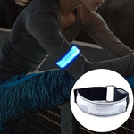 LED Flash Safety Reflective Nylon Light Rechargeable Sports Wrist Belt, Rechargeable Green, Rechargeable Blue, Rechargeable Red, Rechargeable Yellow