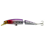 HENGJIA JM007-X 14cm 20.2g 2-section Plastic Hard Baits Artificial Fishing Lures with Treble Hook, Random Color Delivery, JM007-X 14cm