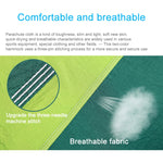 Portable Outdoor Parachute Hammock with Mosquito Nets, Army Green, Black, Dark Blue + Baby Blue, Pink Blue, Green, Blue