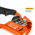 XINDA TP-8606 Outdoor Rock Climbing Aerial Work Anti-fall Handheld Rope Gripper for 8-12mm Diameter Rope Right, Right
