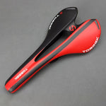 TOSEEK Road Bike Carbon Fiber Seat Bicycle Hollow Seat Saddle, 3K Texture + Extinction, Extinction(Blue), Extinction(Red), Extinction(White), Extinction(Yellow), Extinction(Black), Extinction(Orange), Extinction(Green), Extinction(Grey)