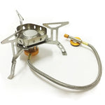 S187 Outdoor Portable Mini Stainless Steel Camping Stove Windproof Gas Stove, S187