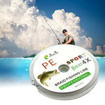 HENGJIA Colorful 5.0# 0.37mm 50LB 22.6kg Tension 100m Extra Strong 4 Shares Braid PE Fishing Line Kite Line, 5.0# 0.37mm 50LB