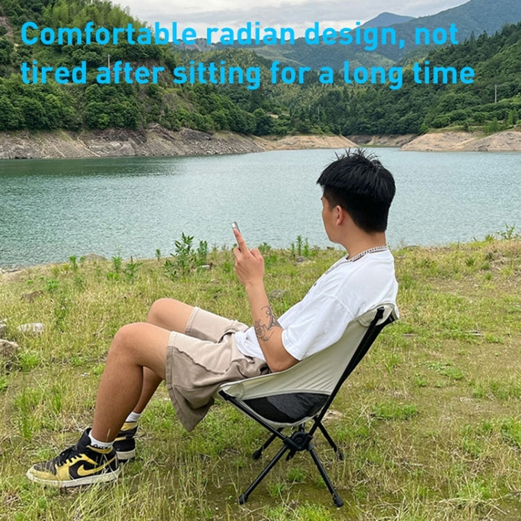 Large Outdoor Camping Leisure Beach Portable Folding Chair, Large (White), Large(Black), Large(Grey), Large(Navy Blue)