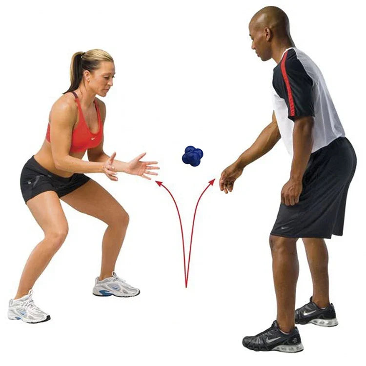 Hexagonal Reaction Ball Quickness and Agility Training Ball, Training Hand and Eye Coordination