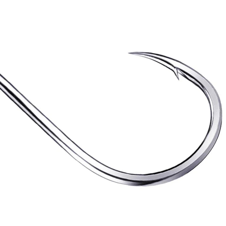 500 PCS Mixed Size Fish Barbed Hook Fishing Hooks with Hole, 3-12# with Hole