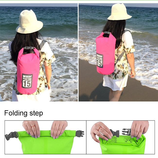 Outdoor Waterproof Dry Dual Shoulder Strap Bag Dry Sack, Capacity: 5L, 5L
