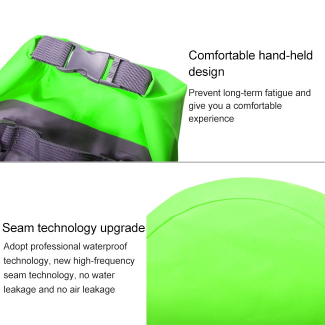 Outdoor Waterproof Dry Dual Shoulder Strap Bag Dry Sack, Capacity: 15L, 15L