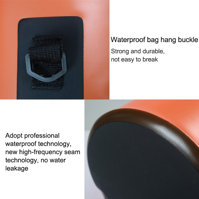 Outdoor Waterproof Single Shoulder Dry Bag Dry Sack PVC Barrel Bag, Capacity: 10L, 10L