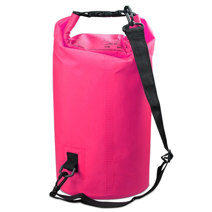 Outdoor Waterproof Single Shoulder Bag Dry Sack PVC Barrel Bag, Capacity: 3L, Capacity: 3L (Sky Blue), Capacity: 3L (Yellow), Capacity: 3L (Black), Capacity: 3L (Dark Blue), Capacity: 3L (Orange), Capacity: 3L (Pink), Capacity: 3L (Green)
