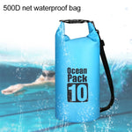 Outdoor Waterproof Single Shoulder Bag Dry Sack PVC Barrel Bag, Capacity: 3L, Capacity: 3L (Sky Blue), Capacity: 3L (Yellow), Capacity: 3L (Black), Capacity: 3L (Dark Blue), Capacity: 3L (Orange), Capacity: 3L (Pink), Capacity: 3L (Green)