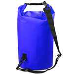 Outdoor Waterproof Double Shoulder Bag Dry Sack PVC Barrel Bag, Capacity: 30L, Capacity: 30L (Green), Capacity: 30L (Sky Blue), Capacity: 30L (Yellow), Capacity: 30L (Black), Capacity: 30L (Dark Blue), Capacity: 30L (Orange), Capacity: 30L (Pink)