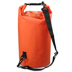 Outdoor Waterproof Double Shoulder Bag Dry Sack PVC Barrel Bag, Capacity: 30L, Capacity: 30L (Green), Capacity: 30L (Sky Blue), Capacity: 30L (Yellow), Capacity: 30L (Black), Capacity: 30L (Dark Blue), Capacity: 30L (Orange), Capacity: 30L (Pink)