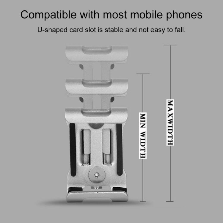 Universal Non-rotatable Aluminum Alloy Fixing Frame Motorcycle Bicycle Mobile Phone Holder