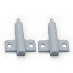 20 PCS Aircraft Shape Back Buffer Cabinet Door Anticollision Damper Shock Absorber, Back Buffer (Grey), Back Buffer (White)