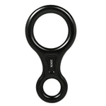 Climbing Rescue Figure 8 Descender Rappelling Gear Belay Device(Black), TP8601P (Black), TP8601P  (Silver), TP8601P  (Red), TP8601P  (Blue), TP8601P  (Gold), TP8601P  (Orange), TP8601P  (Dark Gray)