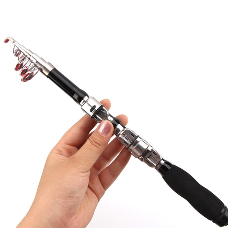 30cm Portable Telescopic Sea Fishing Rod Mini Fishing Pole, Extended Length : 1.0m, 1.0m