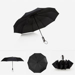 Automatic Lightweight Portable Three Folding Waterproof Anti-UV Umbrella