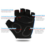 BaseCamp BC-204 Bicycle Half Finger Gloves Lycra Fabric Cycling Gloves, Size: M, Size: M