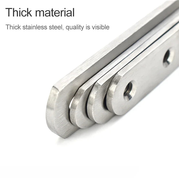 40 PCS Stainless Steel Connection Code Straight Connecting Piece, Number: 12, 12