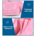 Fashion Children PVC Non-slip Waterproof Thick-soled Shoe Cover Size: M, Size: M