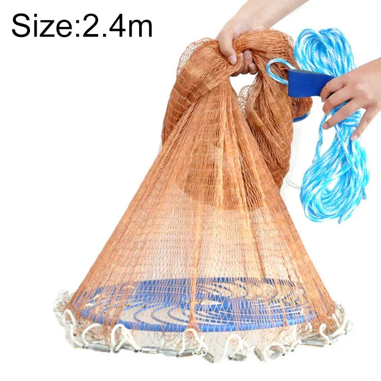 480 Flying Disc Tire Cords Fishing Net, Height: 2.4m, 480 Flying Disc Tire Cords