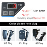 V30 Mini Portable Multi Paper Currency Counting Money Counter, UK Plug, UK Plug