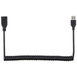 1.5m High Speed USB 3.0 Male to Female Retractable Spring Extension Cable, USB 3.0 Male to Female