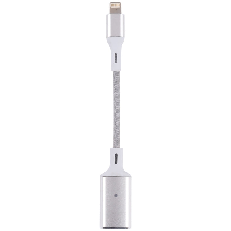 8 Pin Male to USB Female OTG Camera Adapter, Compatible with IOS 13 or Above