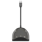 NK-3039 5 in 1 USB-C / Type-C Male to TF / SD Card Slot + 3 USB Female Adapter, NK-3039